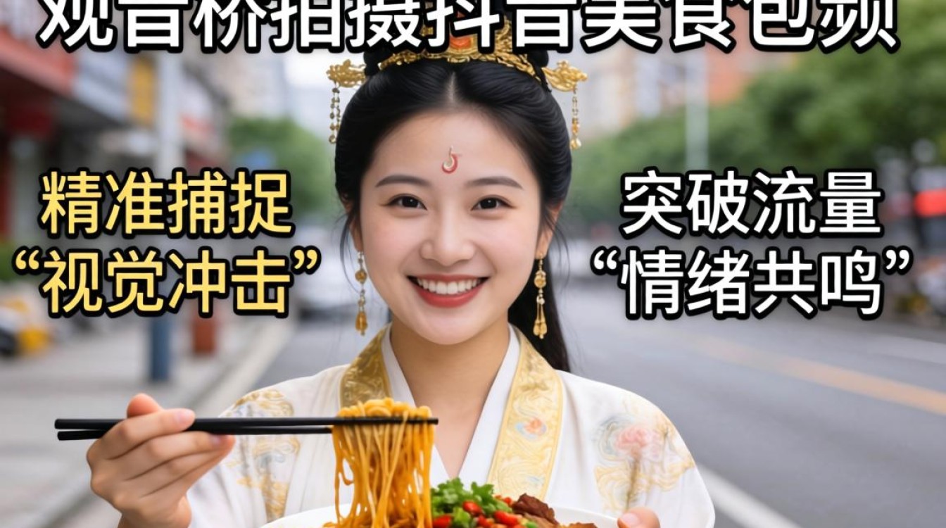 抖音美食观音桥怎么拍