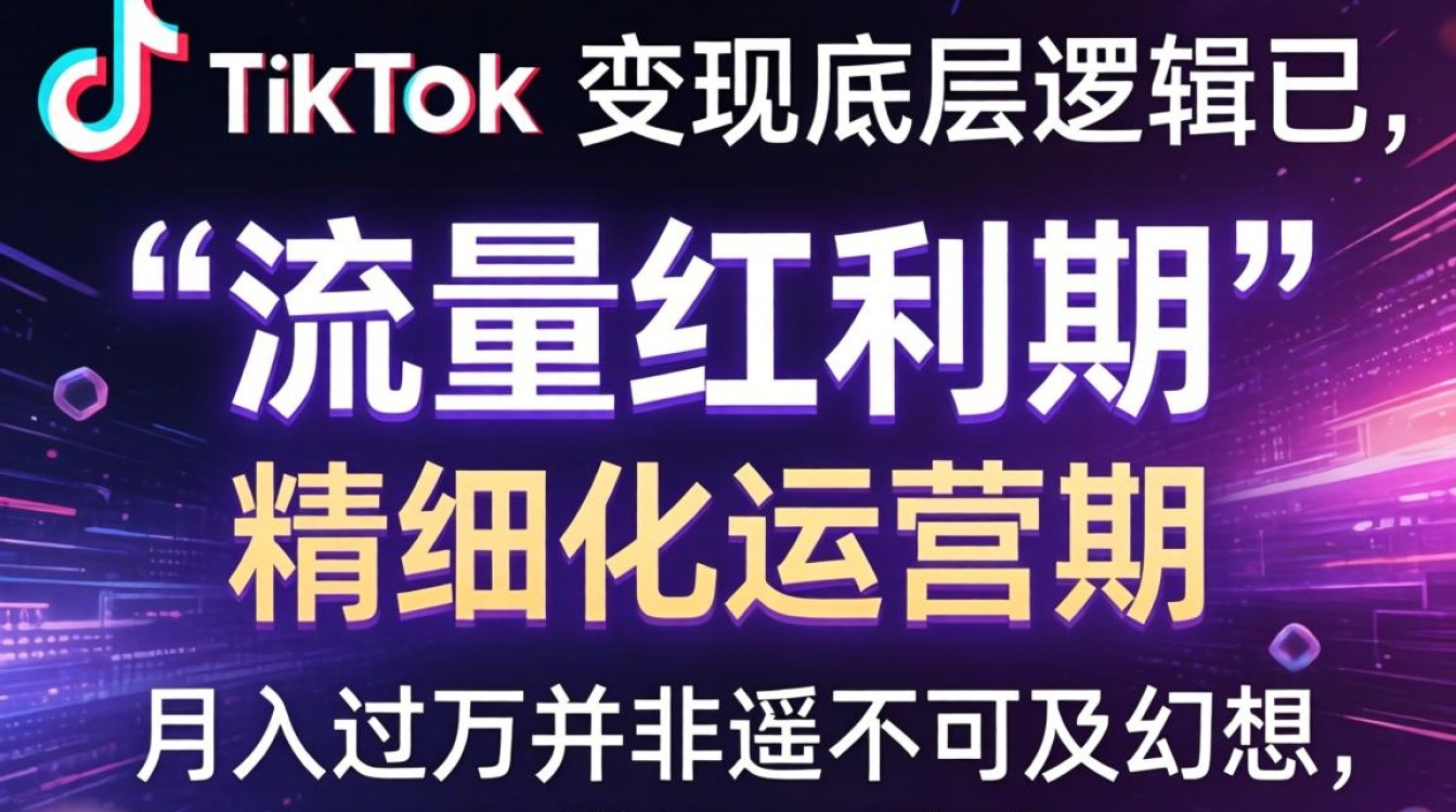 TikTok 变现技巧月入过万不是梦