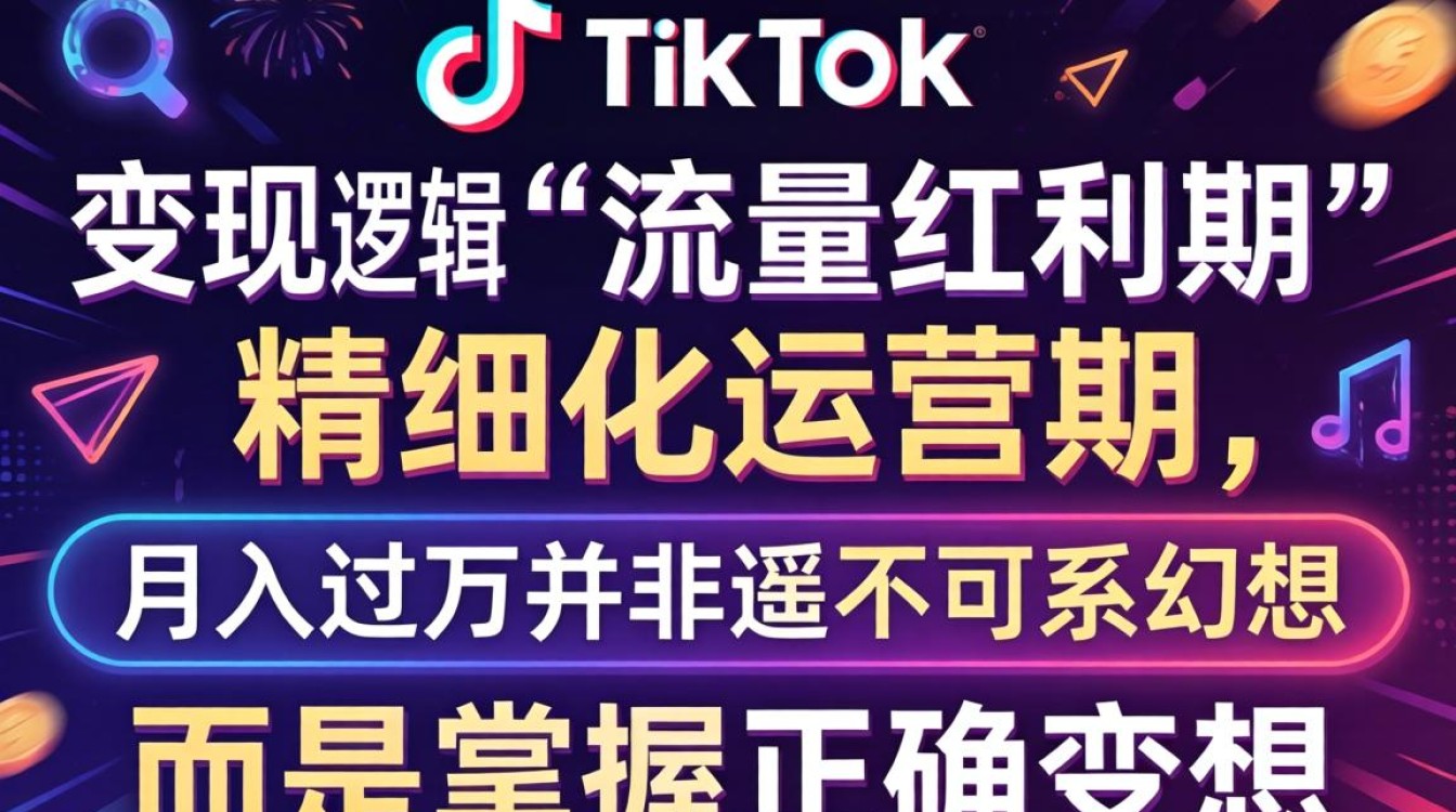 TikTok 变现技巧月入过万不是梦
