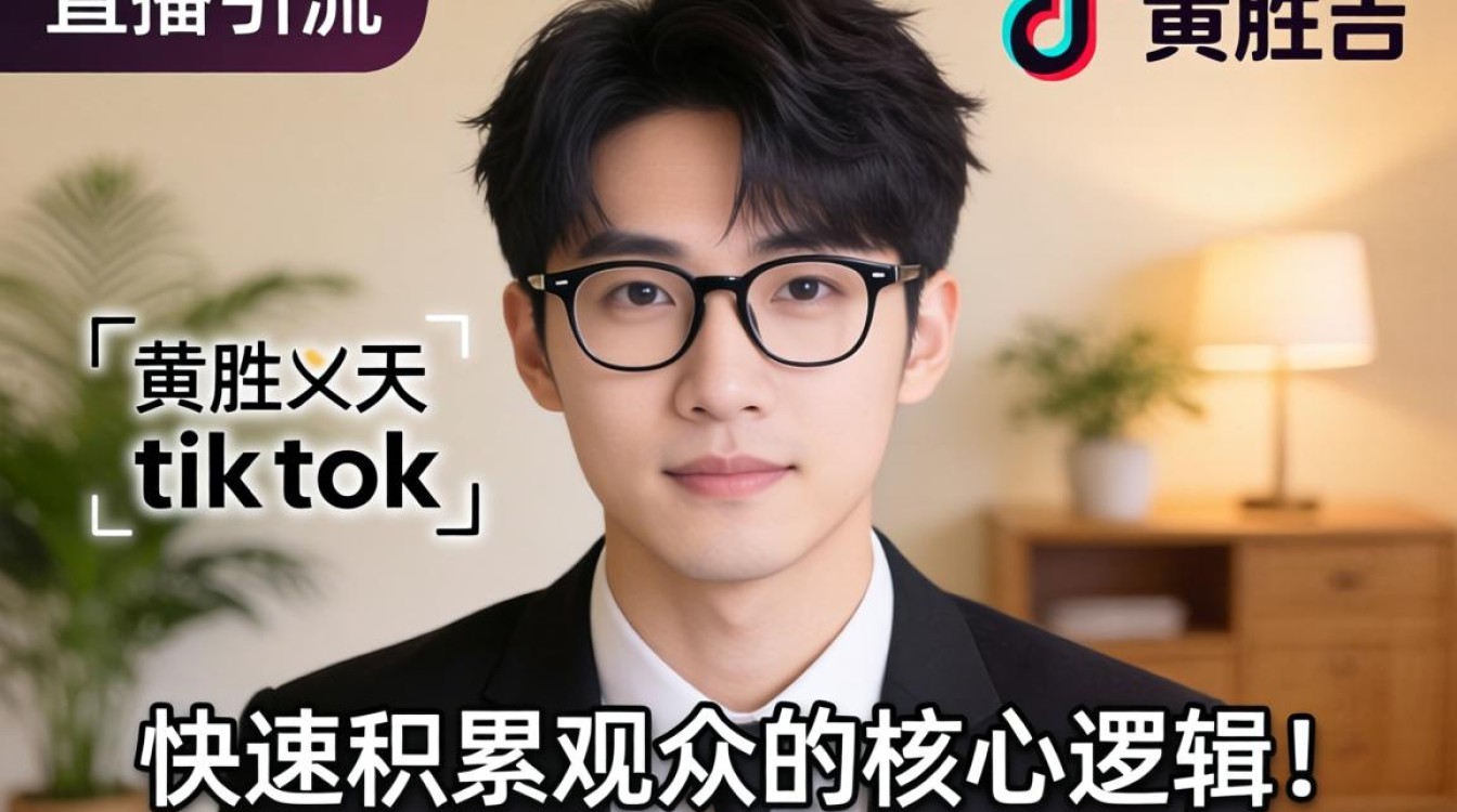 直播引流黄胜天的tiktok快速积累观众