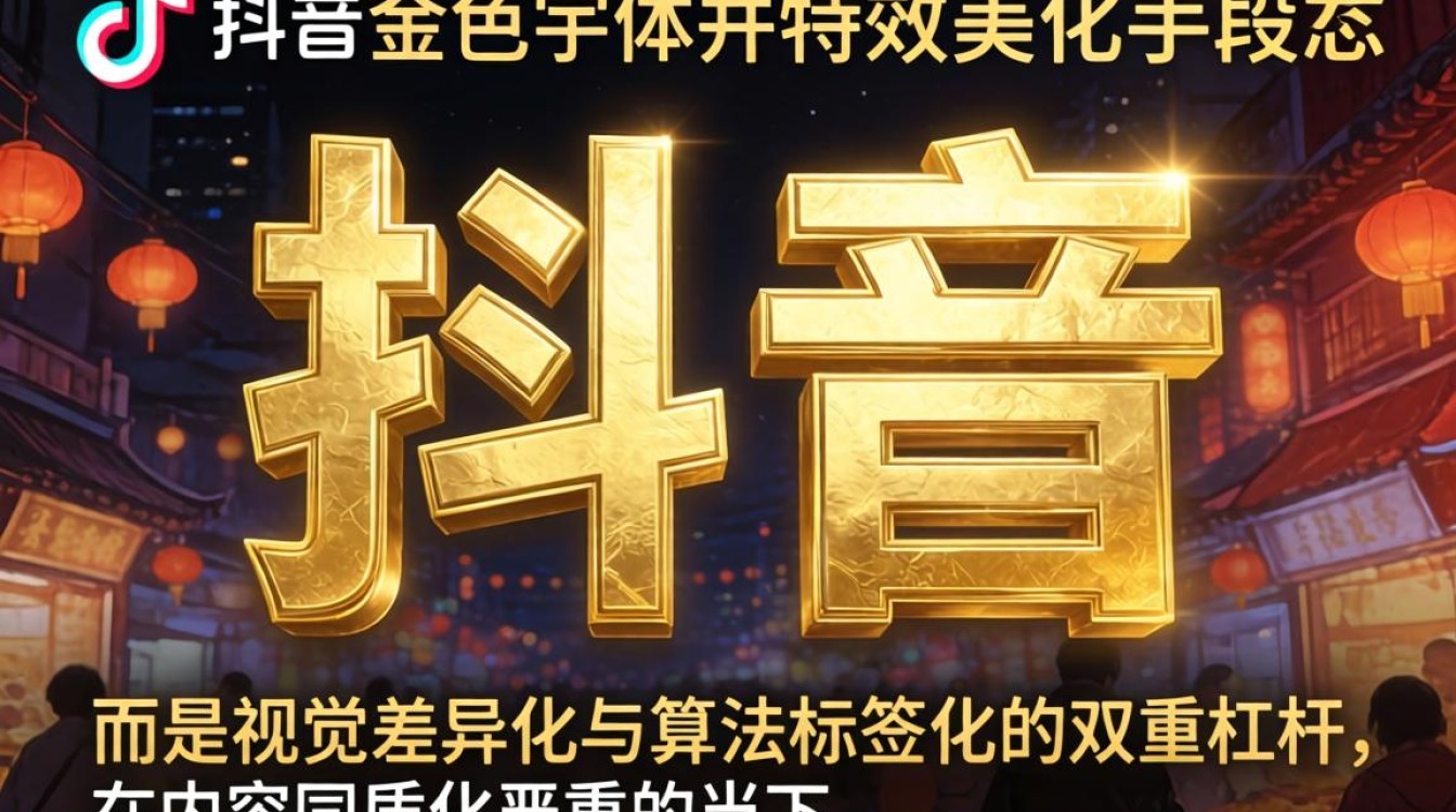 抖音怎么做金色字体的