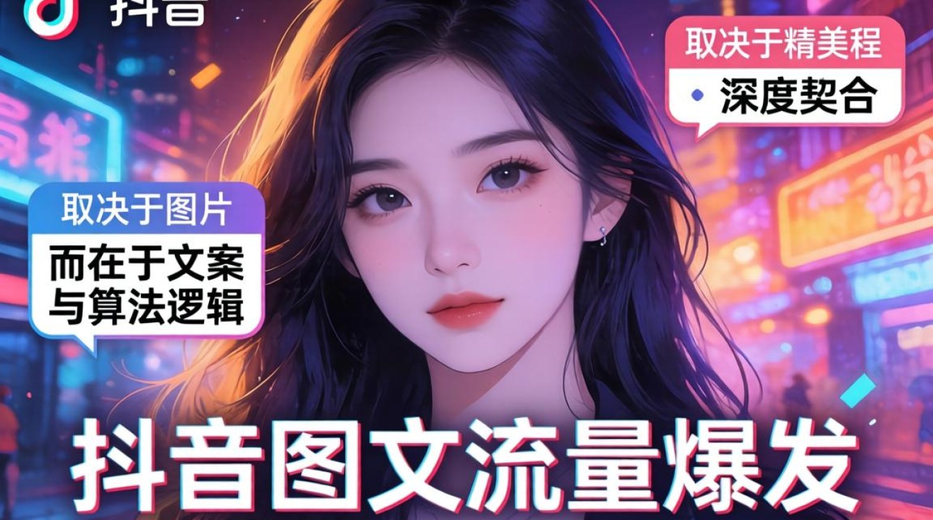 抖音图文配文技巧与流量获取