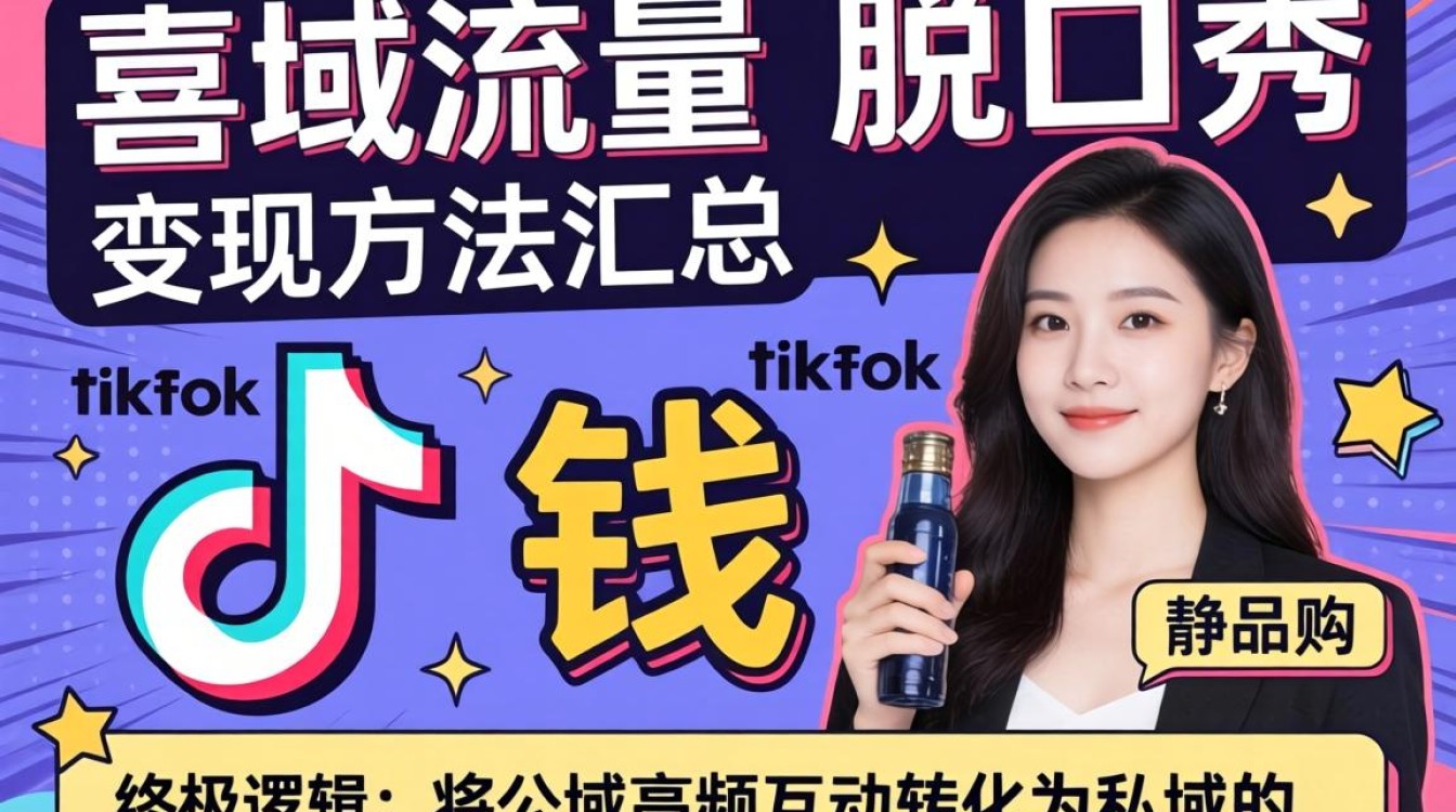 私域流量脱口秀 TikTok 怎么赚钱