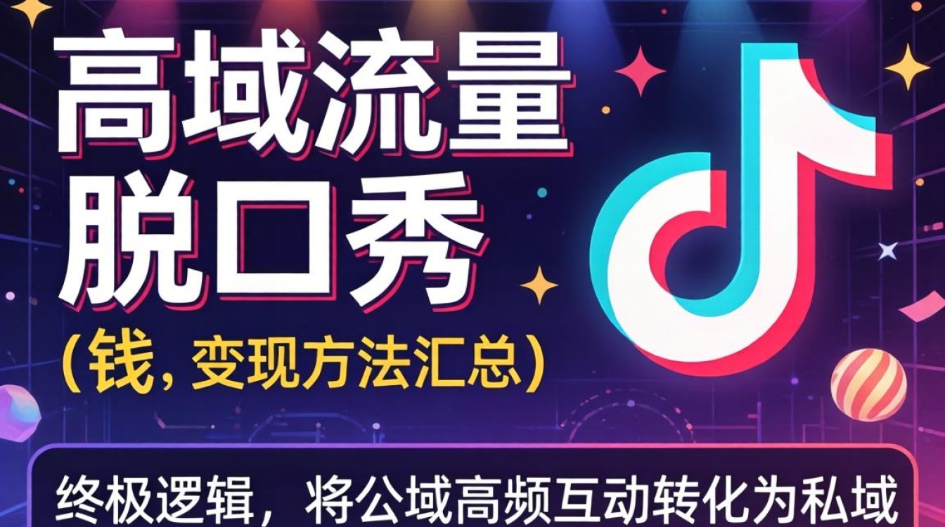 私域流量脱口秀 TikTok 怎么赚钱