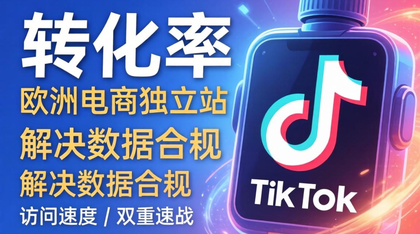 TikTok 欧洲服务器独立站建站海外电商指南