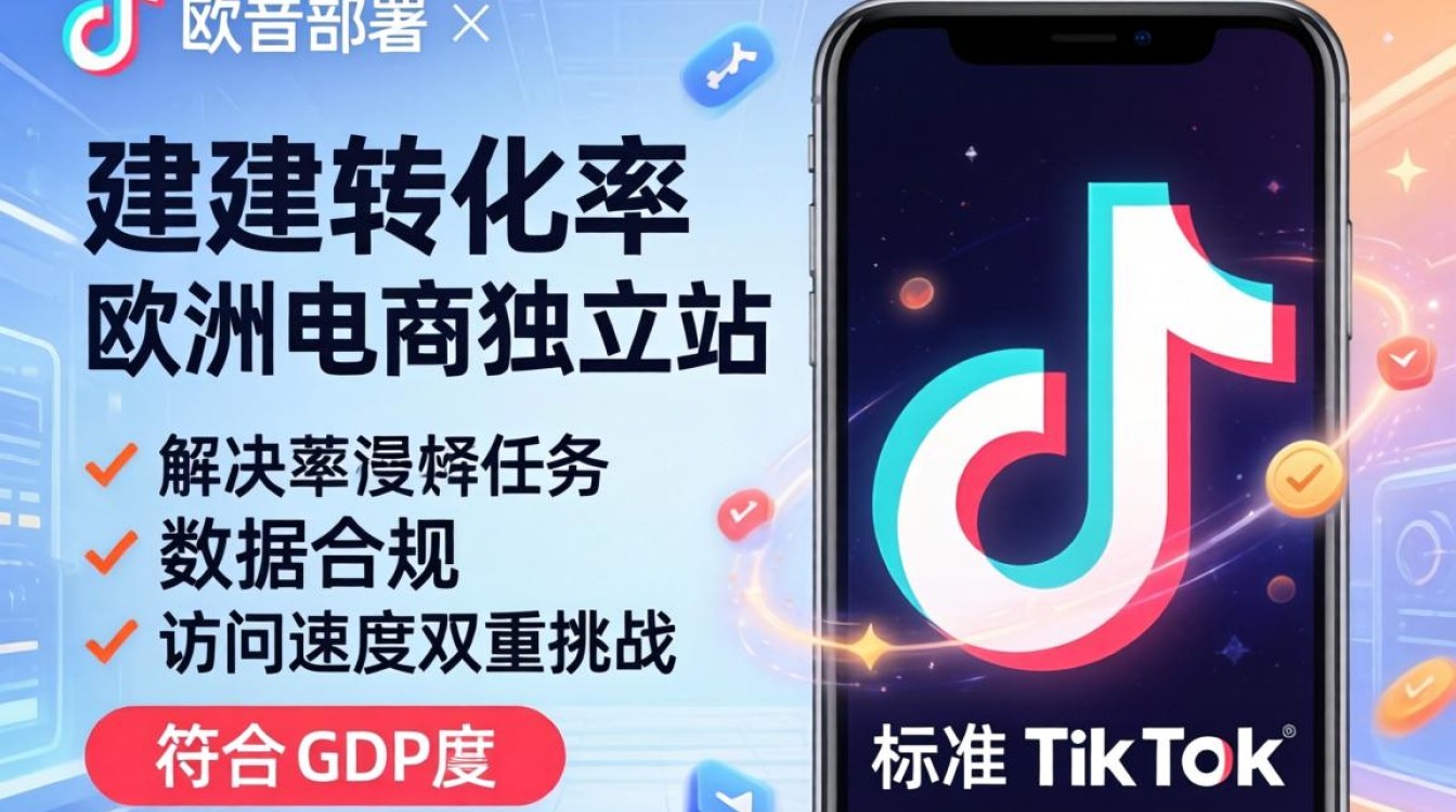 TikTok 欧洲服务器独立站建站海外电商指南