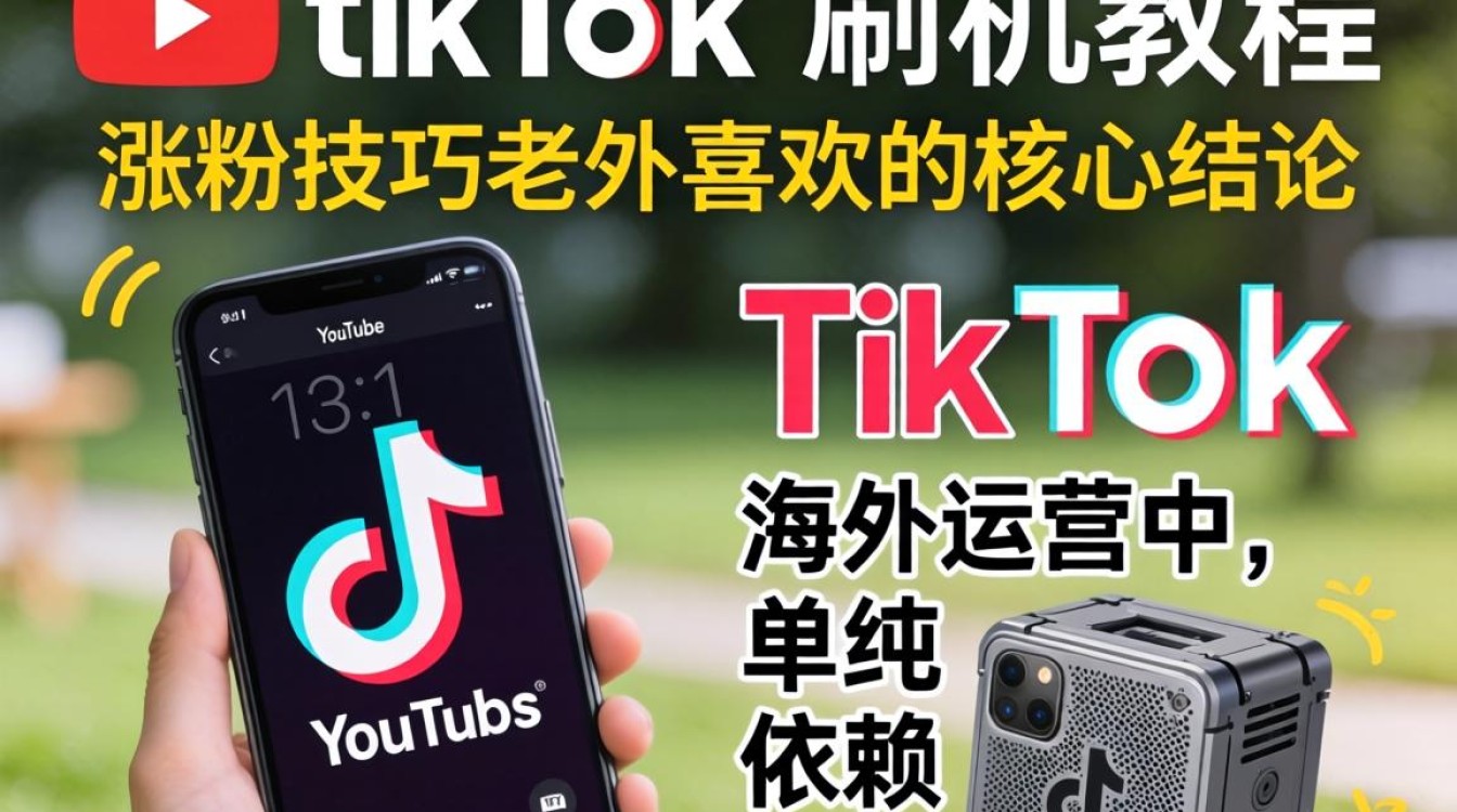 YouTube 做 TikTok 刷机教程涨粉技巧老外喜欢吗