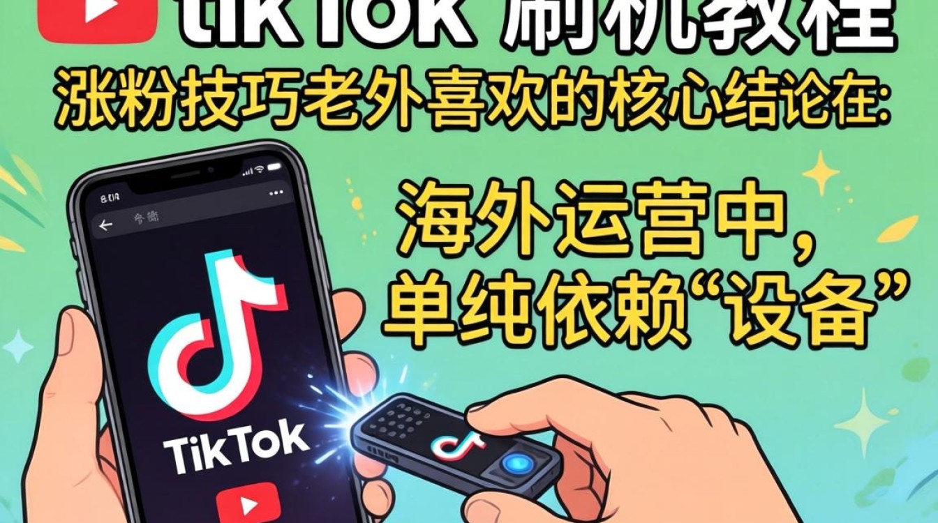 YouTube 做 TikTok 刷机教程涨粉技巧老外喜欢吗