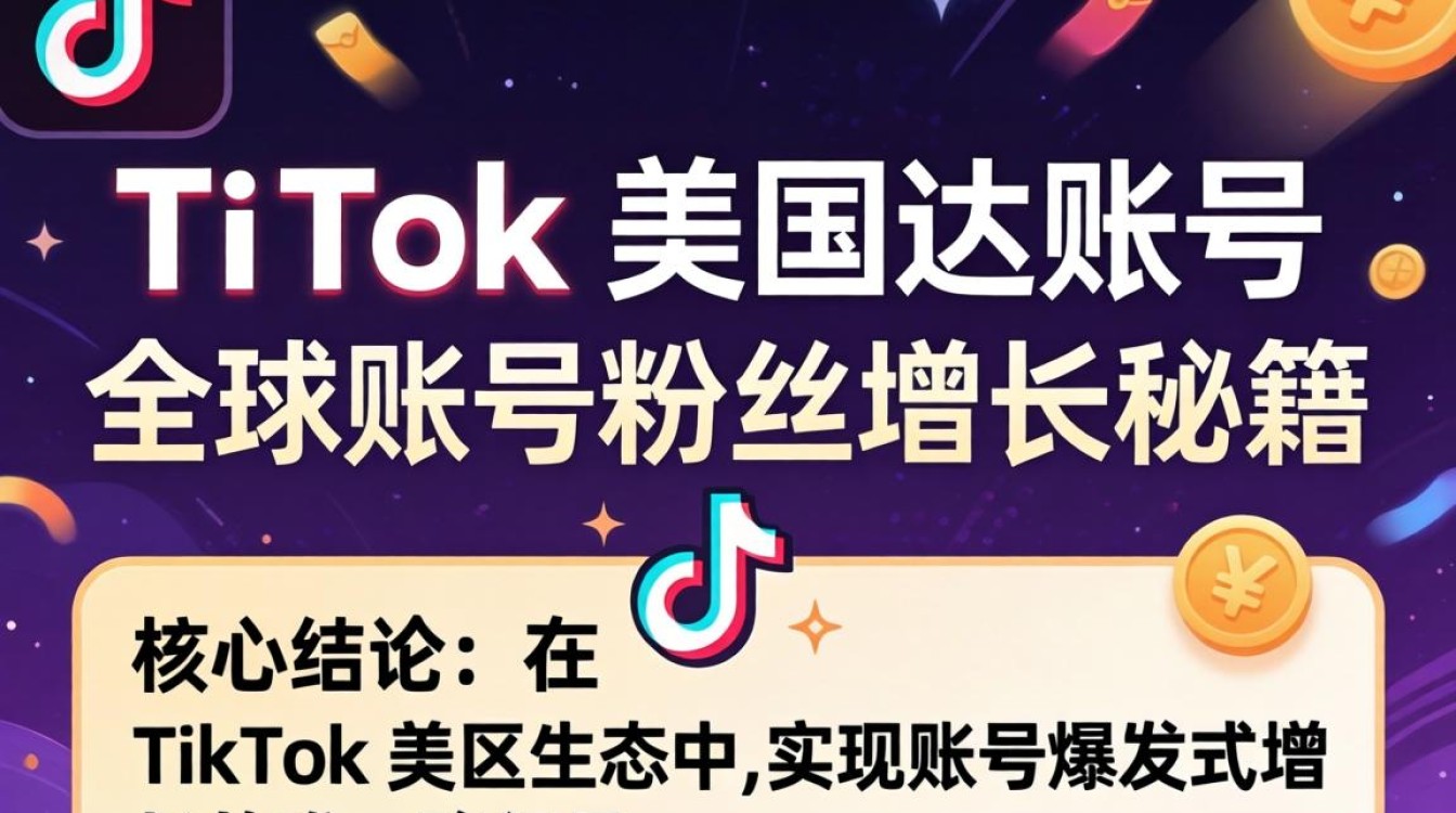TikTok 美区达账号全球账号粉丝增长秘籍