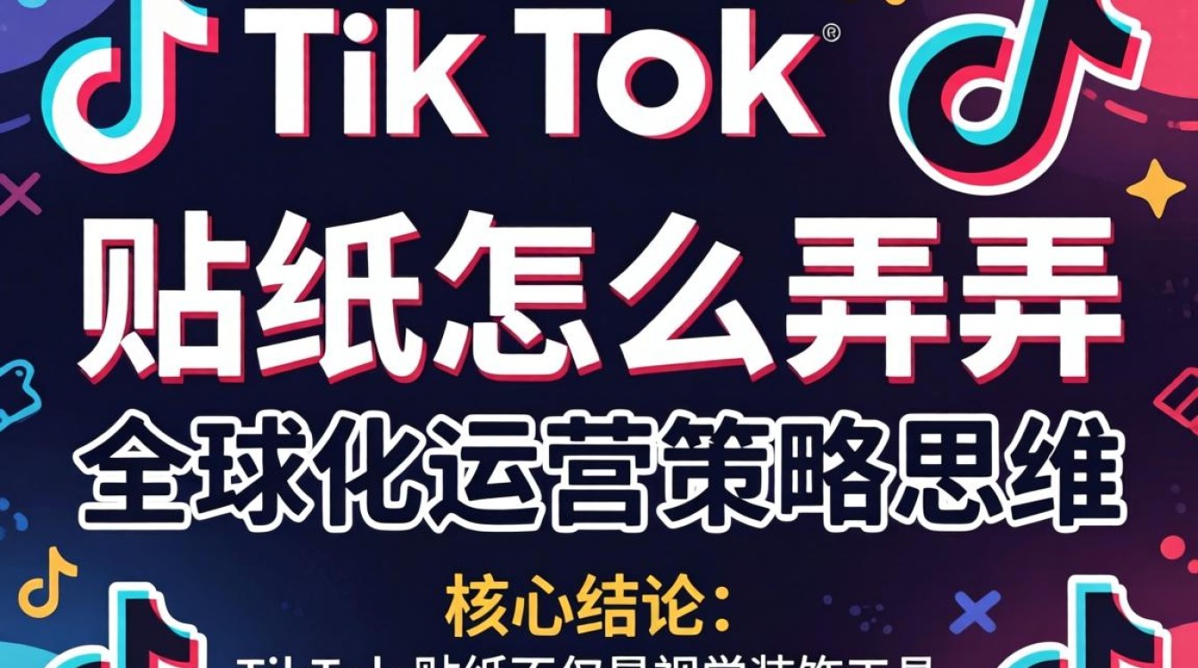 TikTok 贴纸添加教程及全球化运营策略