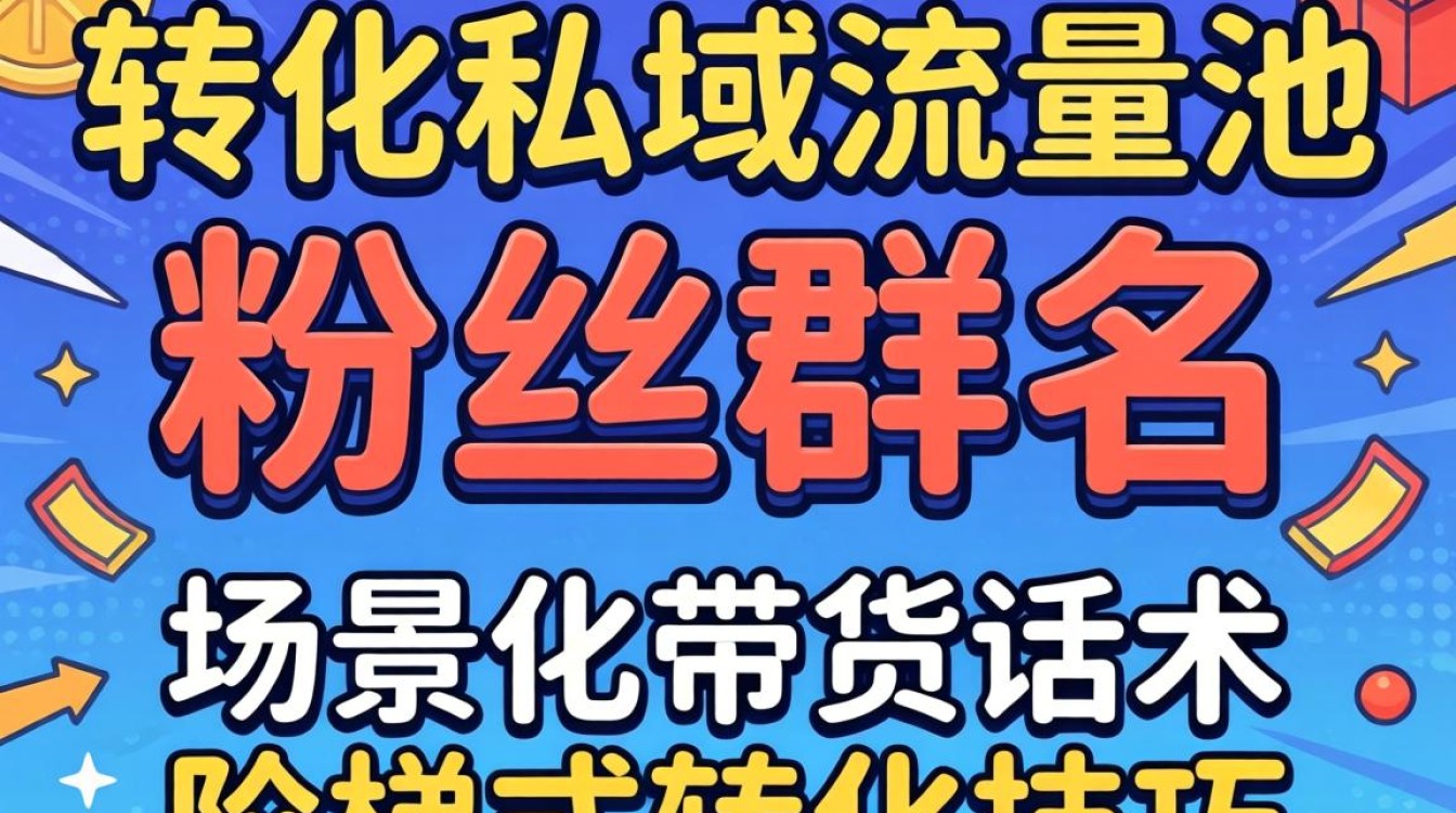 粉丝群名称设置技巧与带货转化话术