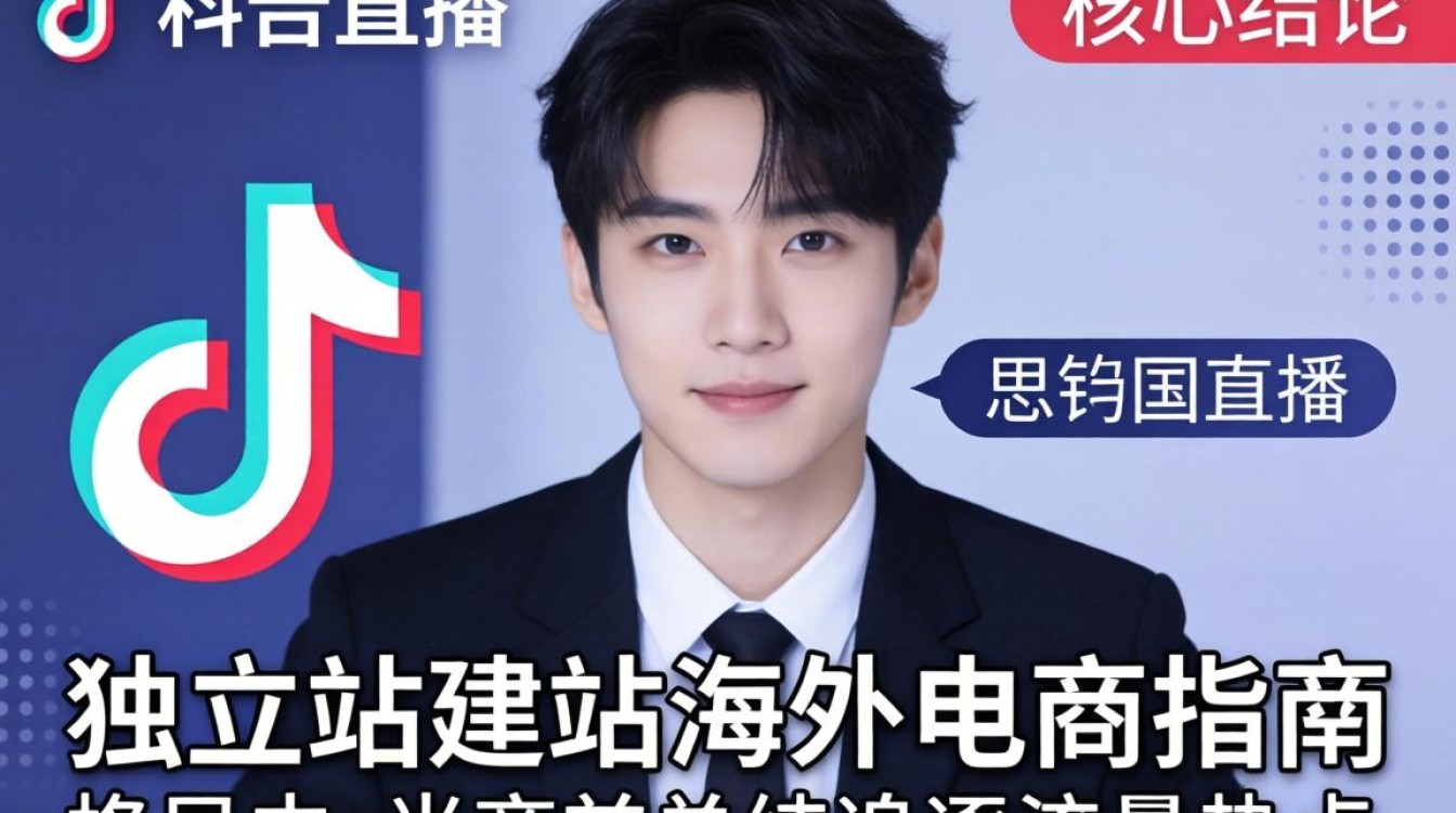 TikTok 田柾国直播独立站建站海外电商指南