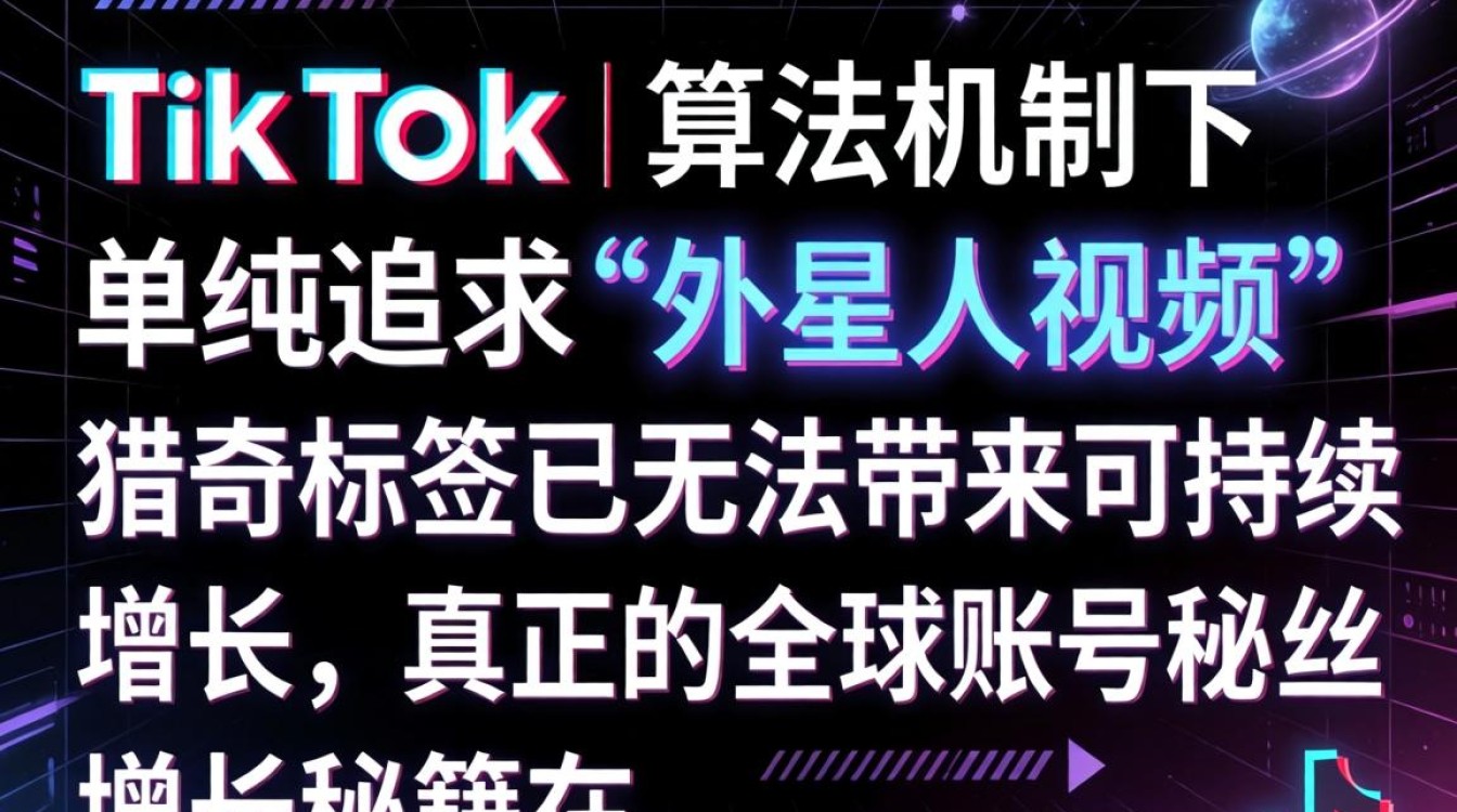 TikTok 外星人视频全球账号粉丝增长秘籍