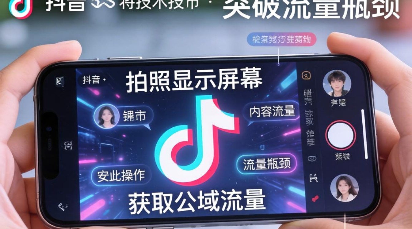 抖音怎么拍照显示屏幕上