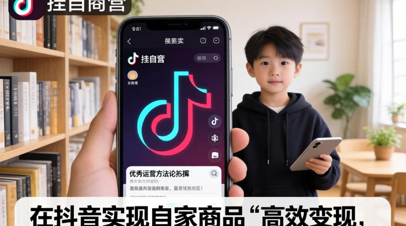 抖音怎么挂自家的商品卖