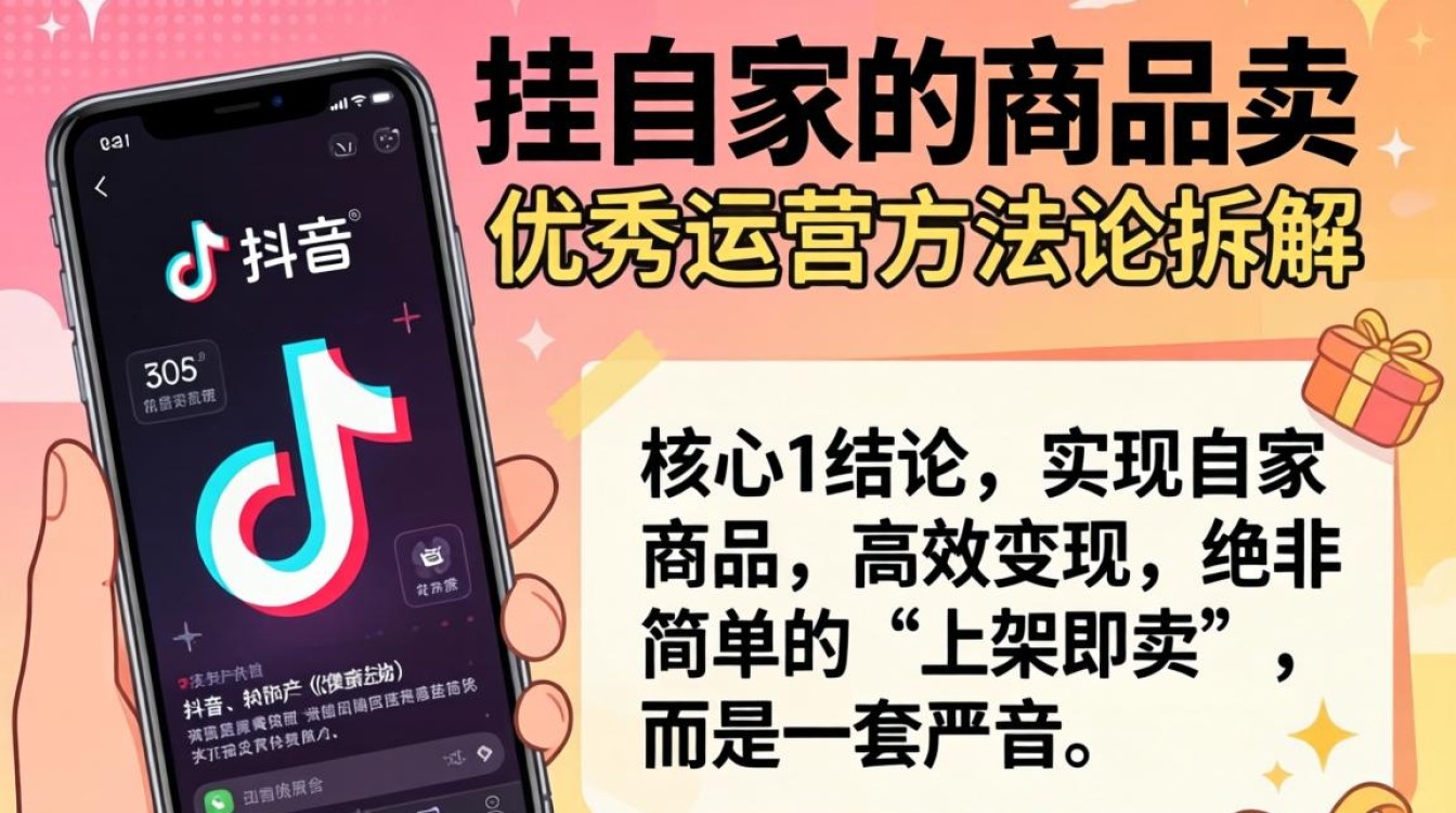 抖音怎么挂自家的商品卖