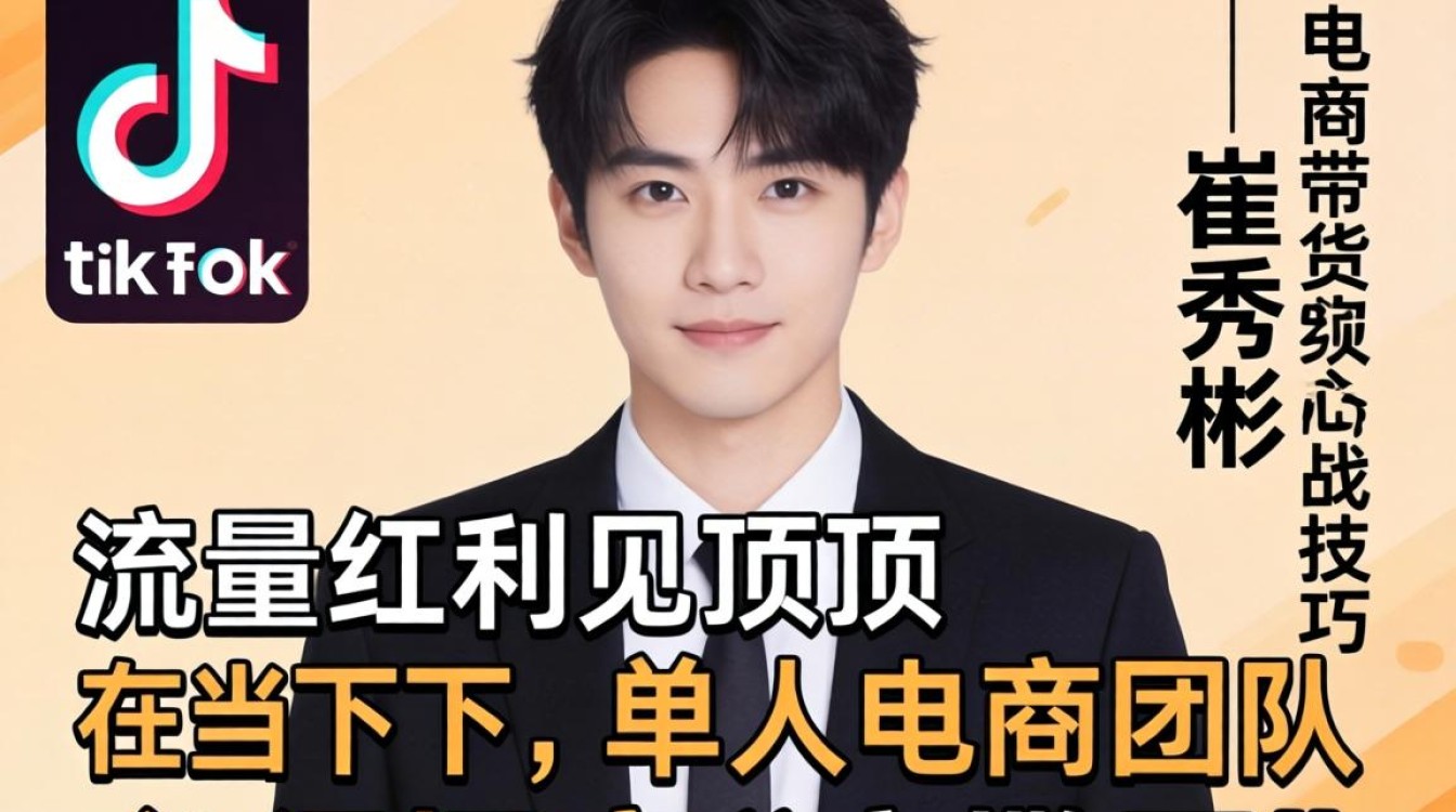 快手崔秀彬 TikTok 单人电商带货实战技巧