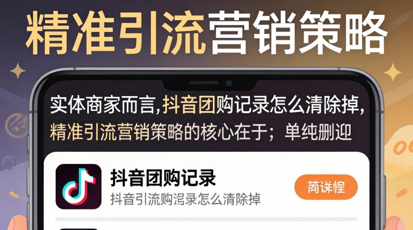 抖音团购记录怎么清除掉