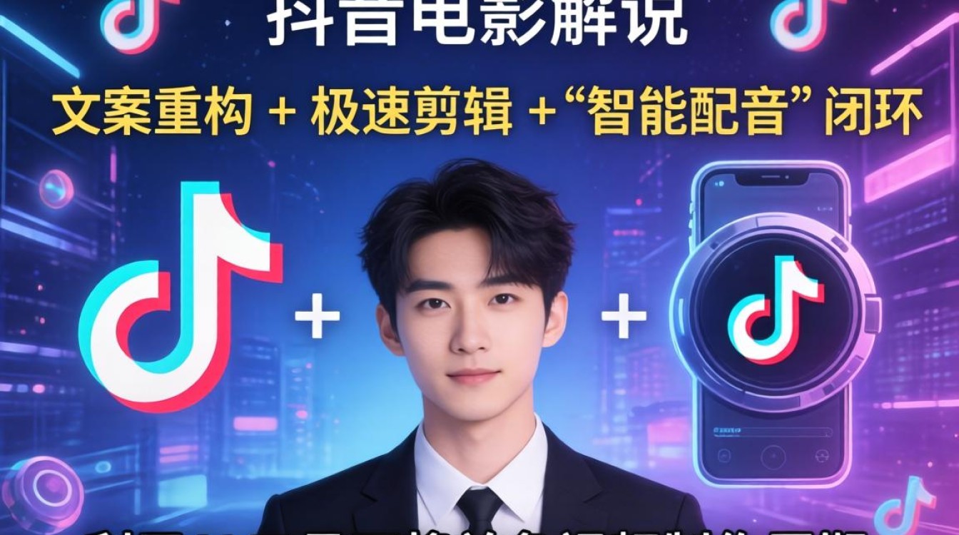 抖音电影配音解说怎么做