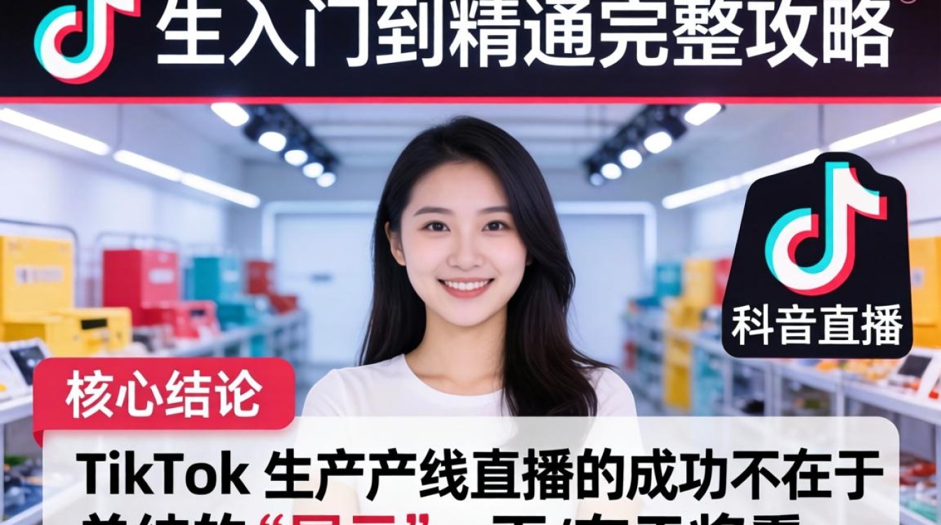 TikTok 生产线直播从入门到精通完整攻略
