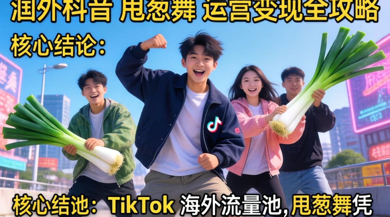 短视频海外tiktok甩葱舞怎么运营变现
