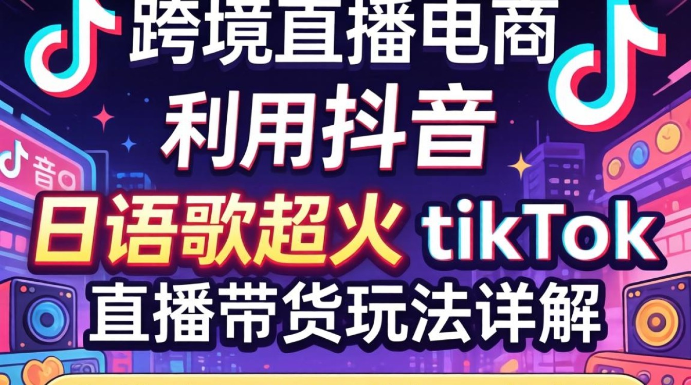 抖音日语歌超火 TikTok 直播带货玩法详解