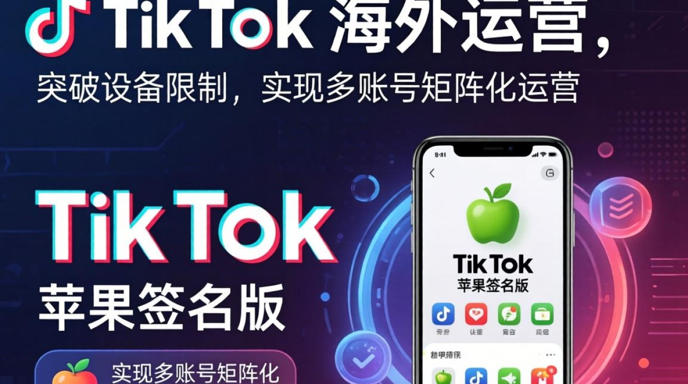 TikTok 苹果签名版 海外市场入局指南