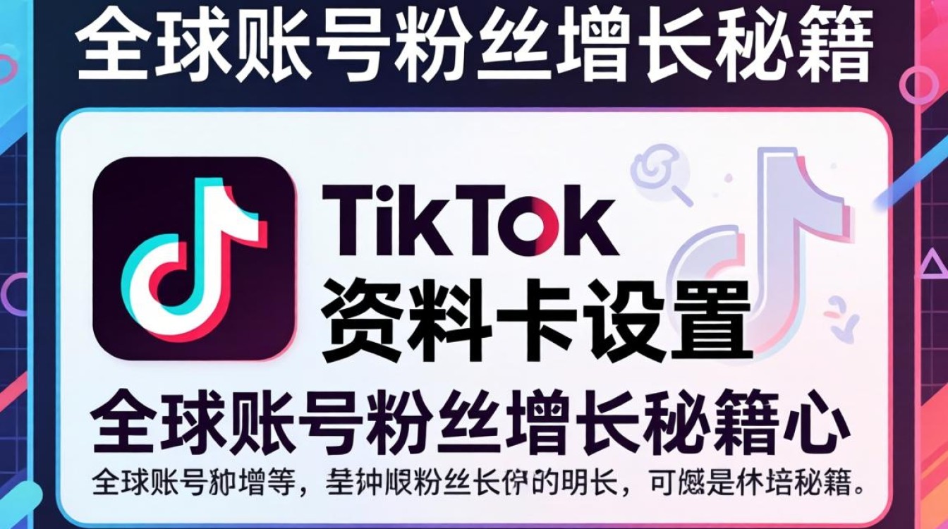 TikTok 资料卡怎么设置