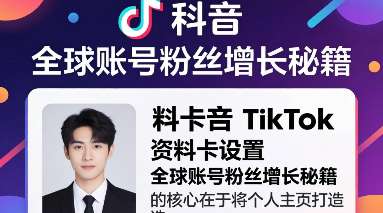 TikTok 资料卡怎么设置