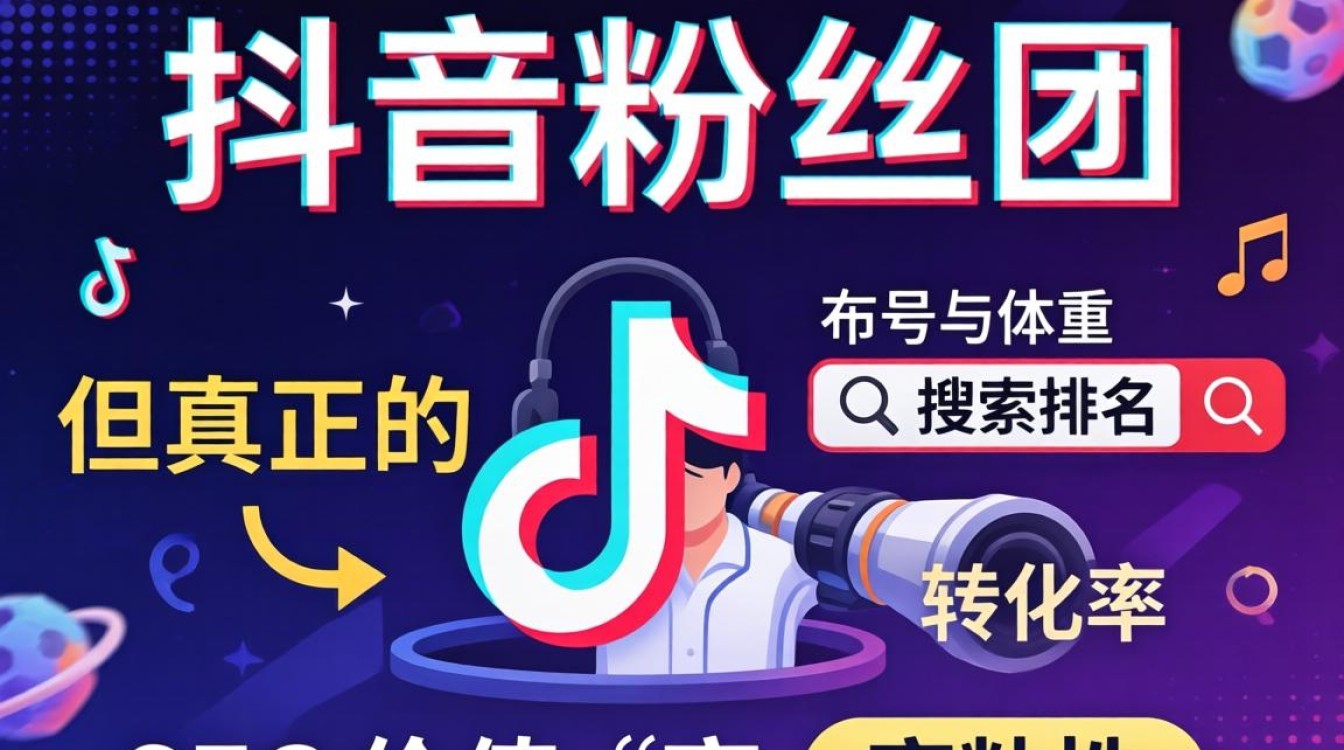 抖音粉丝团加入步骤与搜索排名优化