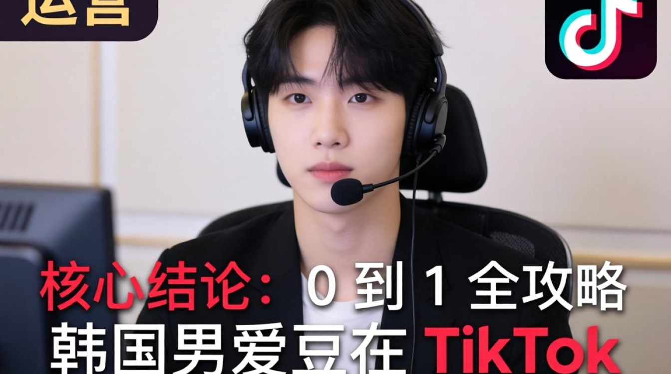 直播运营韩国男爱豆TikTok从0到1全攻略