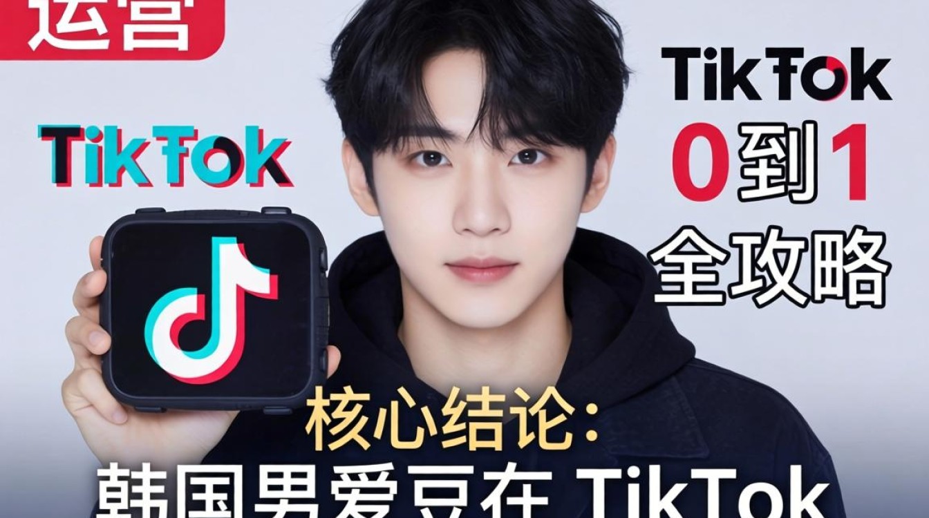 直播运营韩国男爱豆TikTok从0到1全攻略