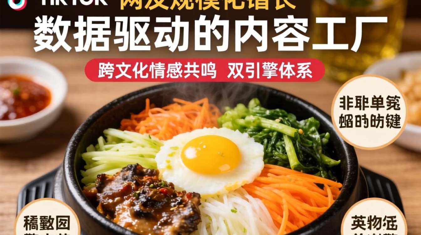 韩饭和 TikTok 网友如何规模化增长