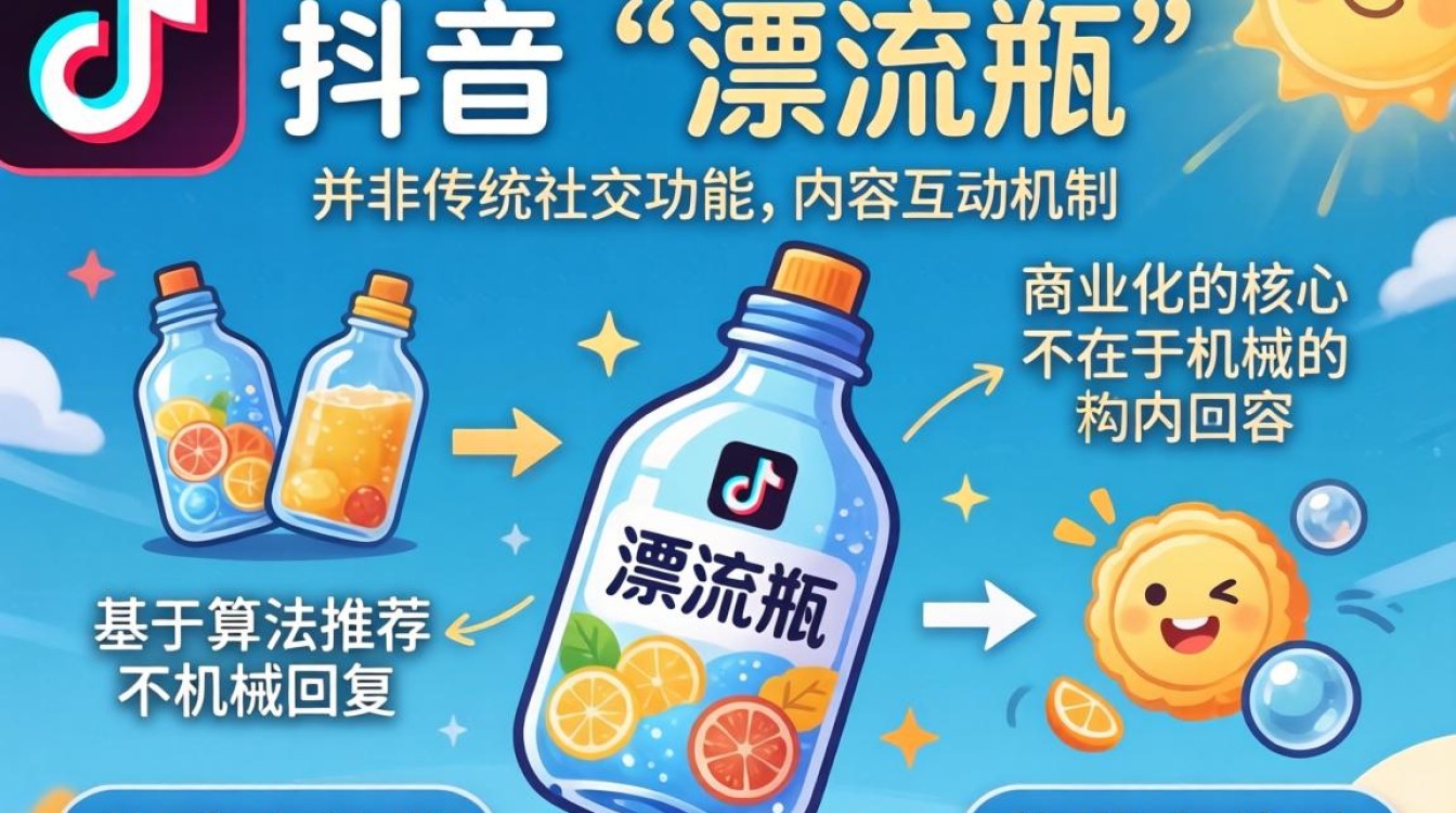 抖音漂流瓶回复技巧与商业化持续收入方法