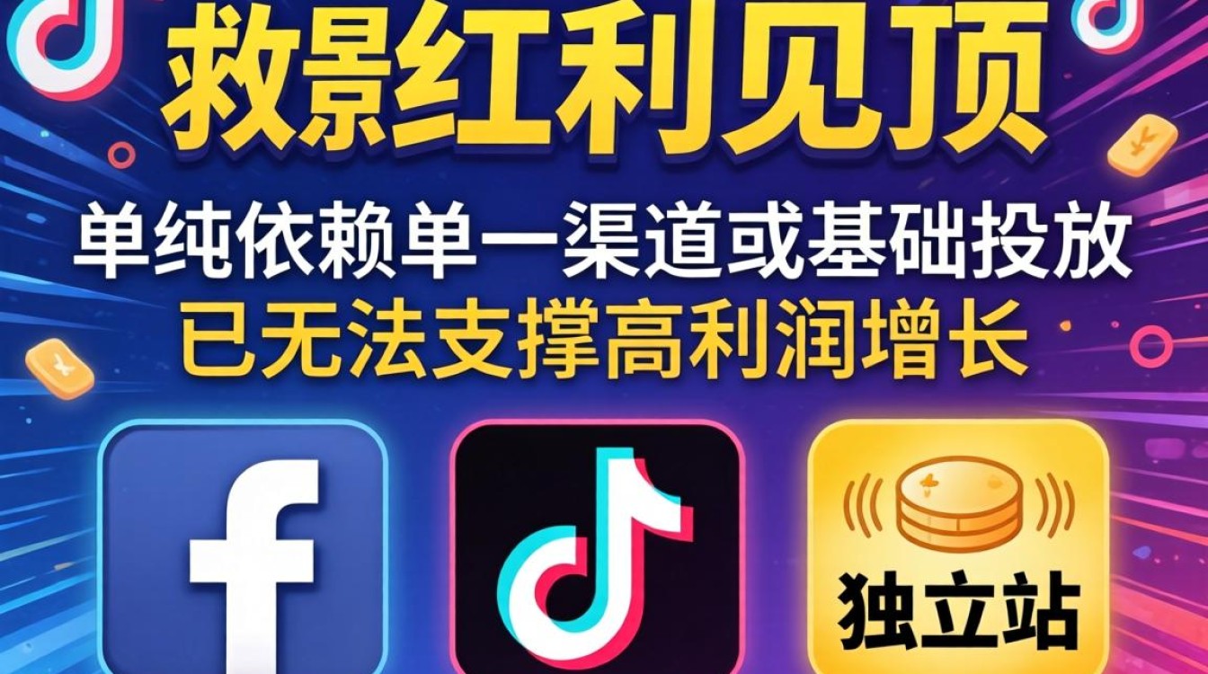 运营进阶脸书tiktok独立站高级变现玩法