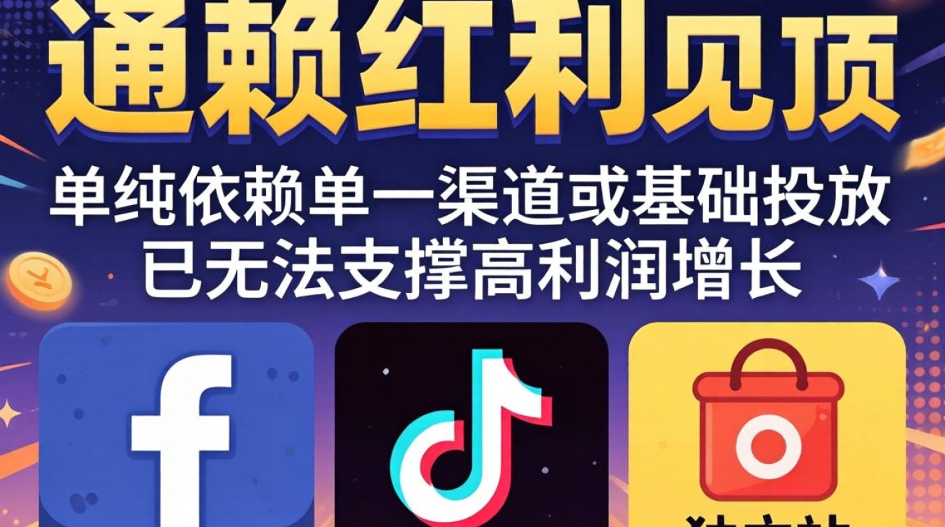 运营进阶脸书tiktok独立站高级变现玩法