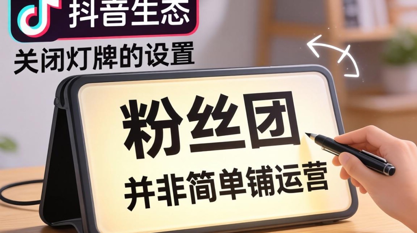 抖音里的灯牌怎么关掉