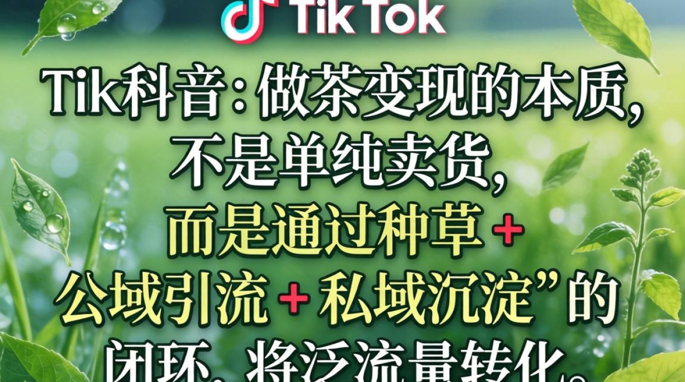 怎样在TikTok做茶变现