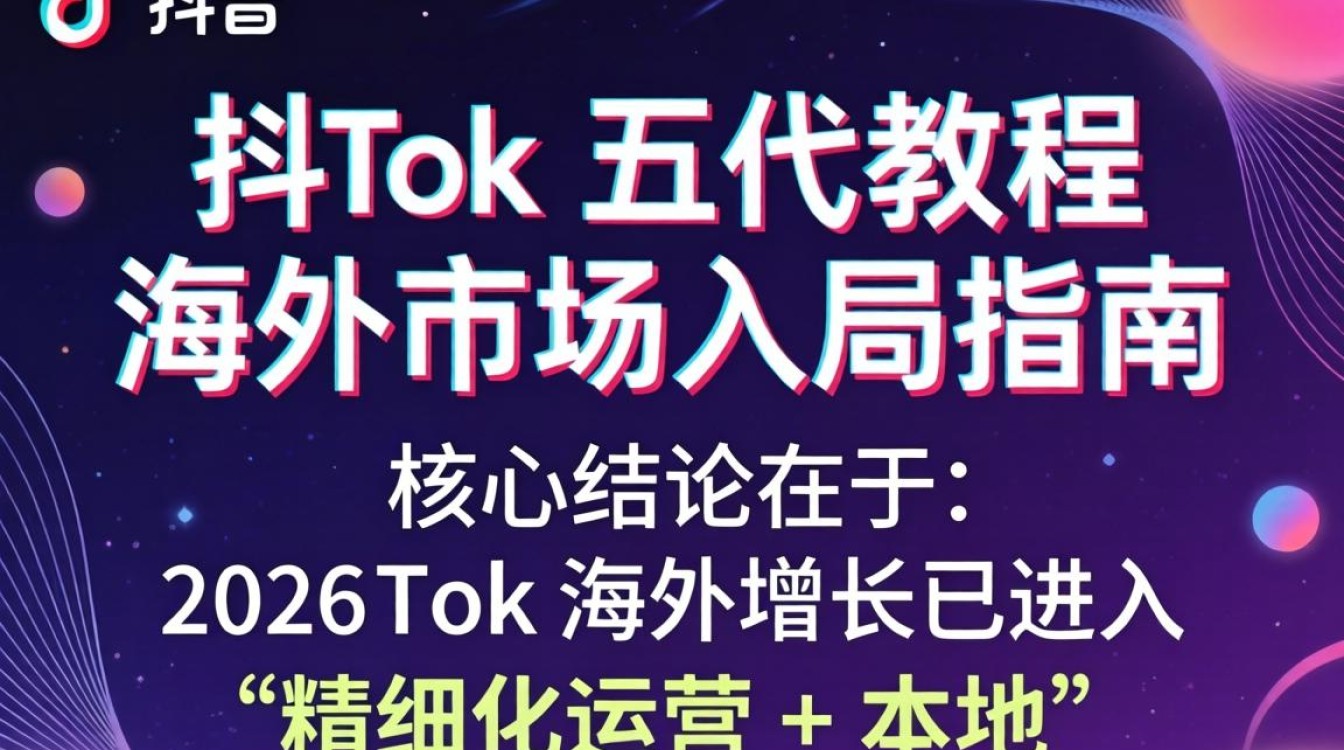 TikTok 五代教程 海外市场入局指南
