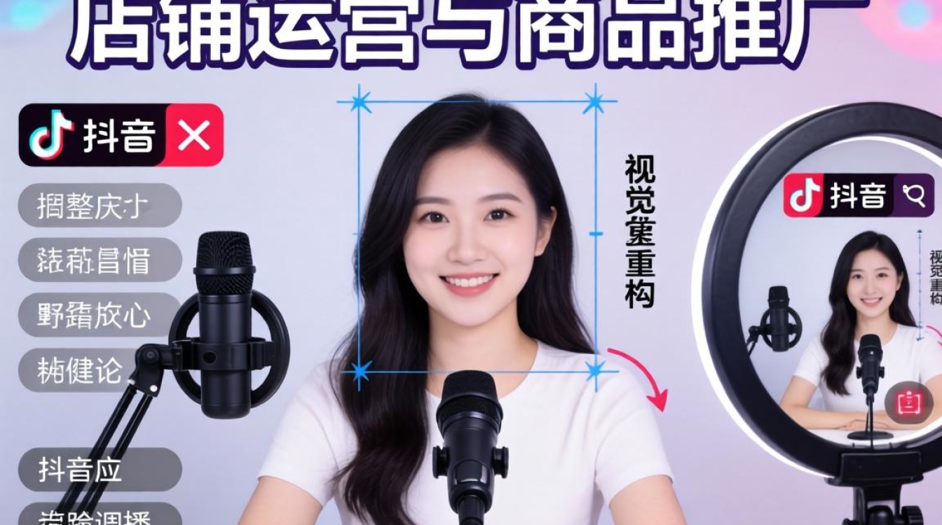 抖音直播时画面怎么调小