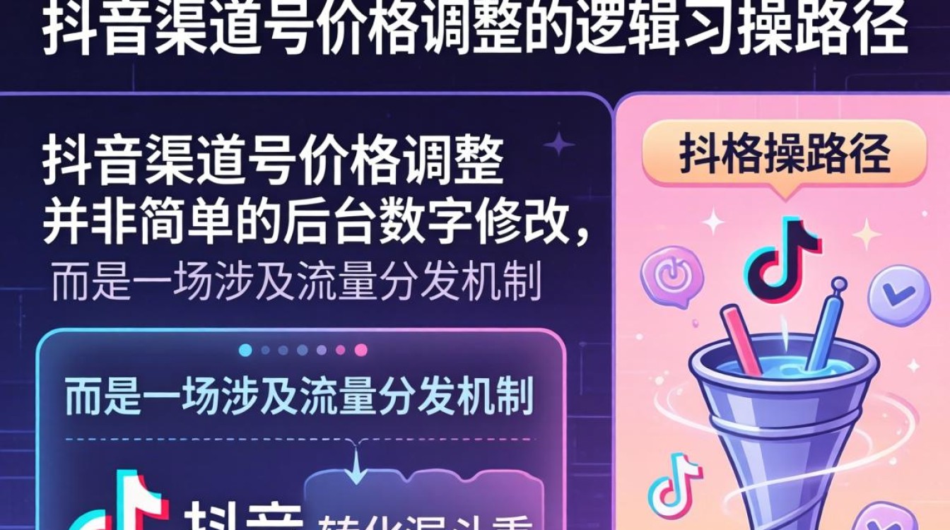 抖音渠道号改价技巧与运营实操教程