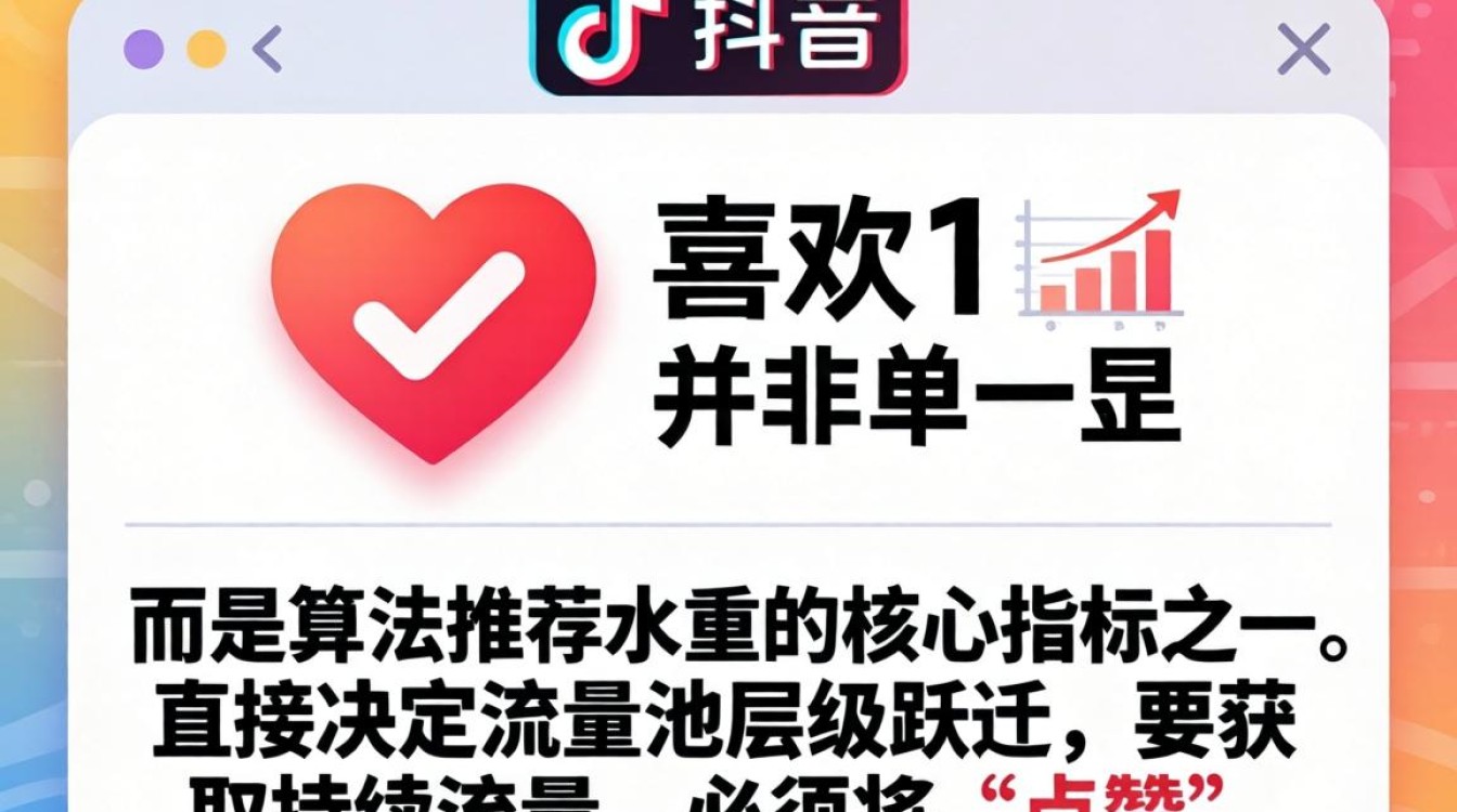 抖音喜欢数量显示规则与算法流量获取