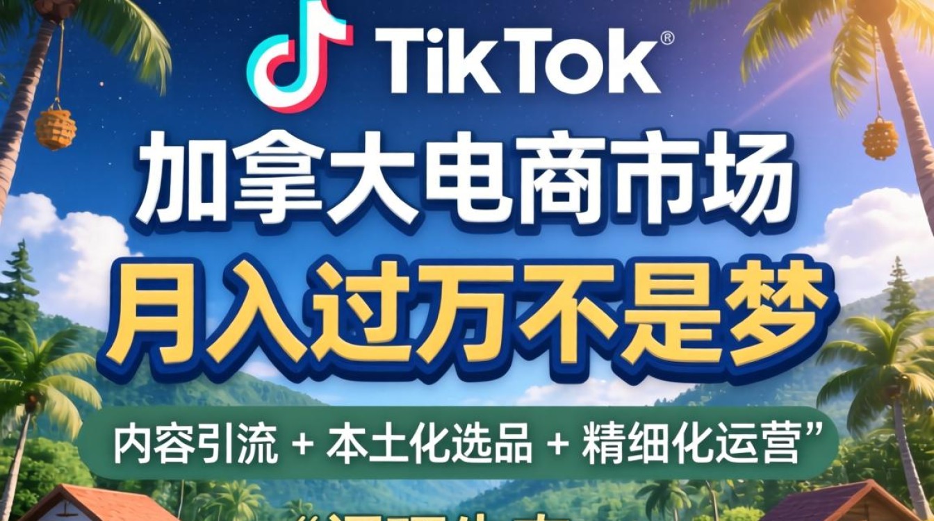 TikTok 加拿大店铺月入过万技巧