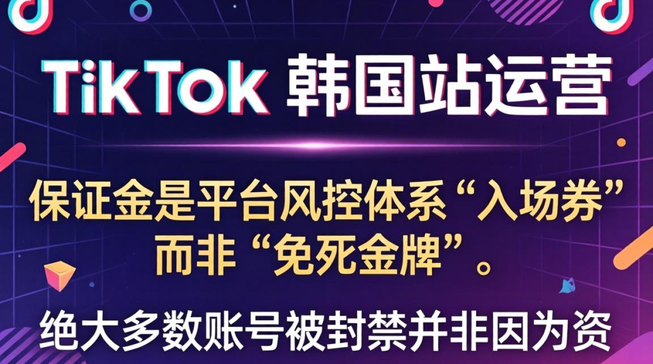 韩国 TikTok 保证金规则解读及违规封号避免指南
