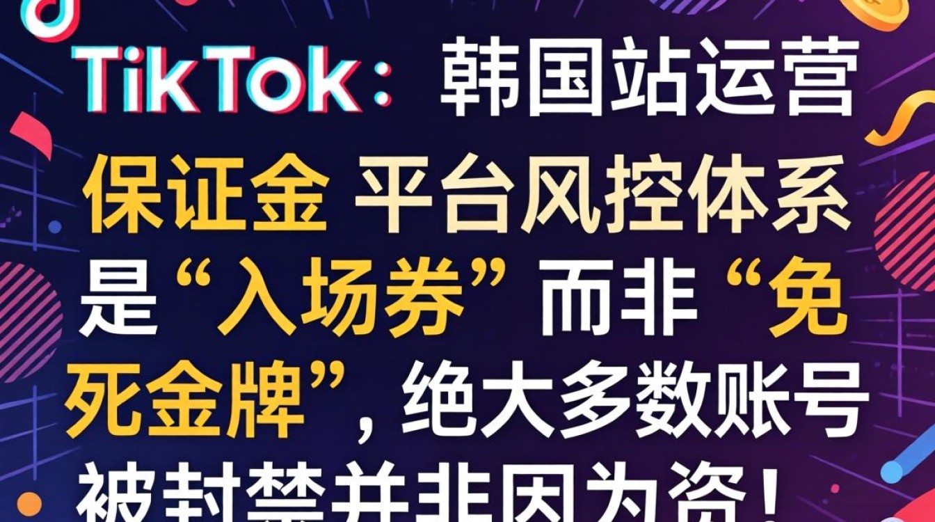 韩国 TikTok 保证金规则解读及违规封号避免指南