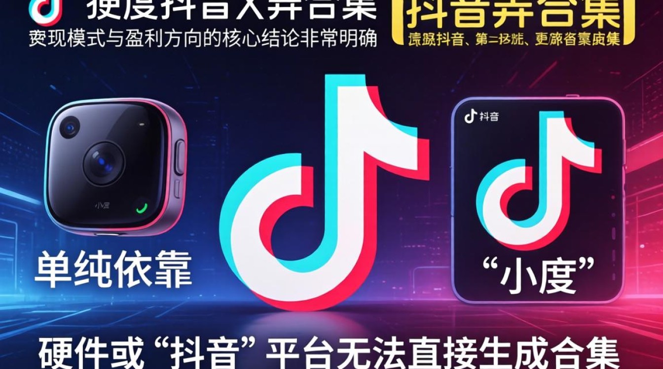 小度抖音合集变现模式与盈利方向