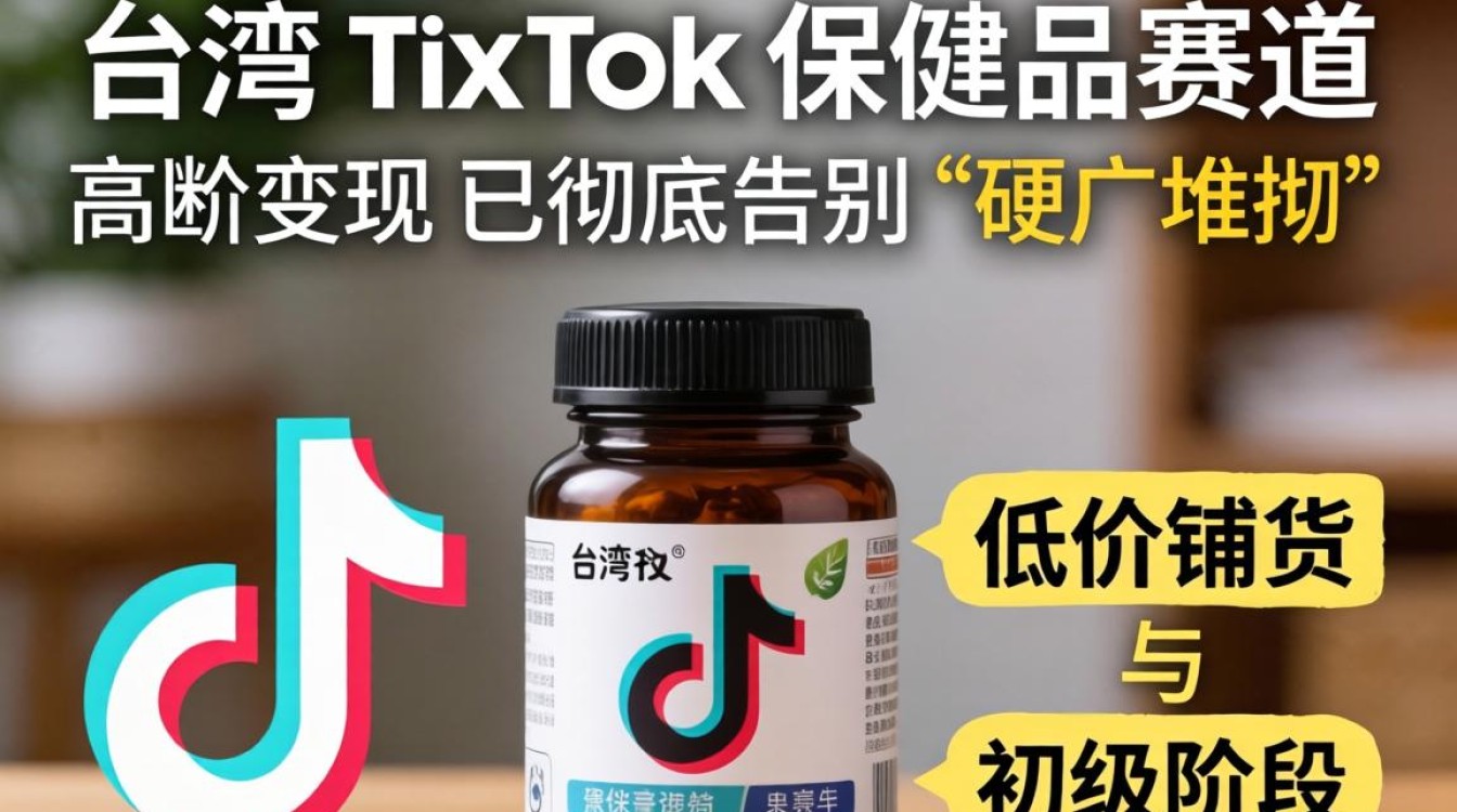 台湾tiktok保健品怎么运营变现