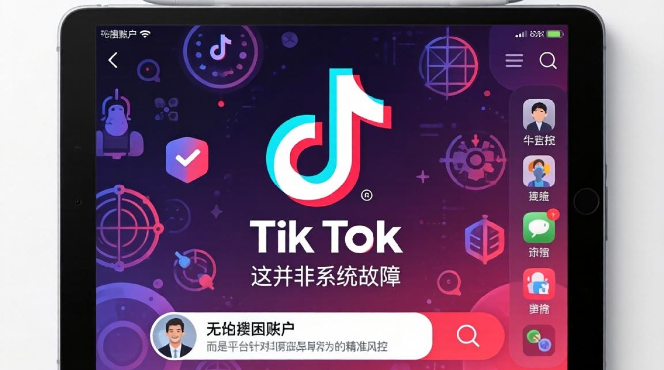 平板TikTok不能搜索账户怎么办