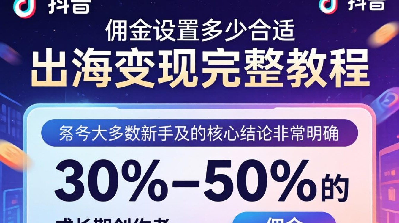 TikTok 佣金比例设置多少合适