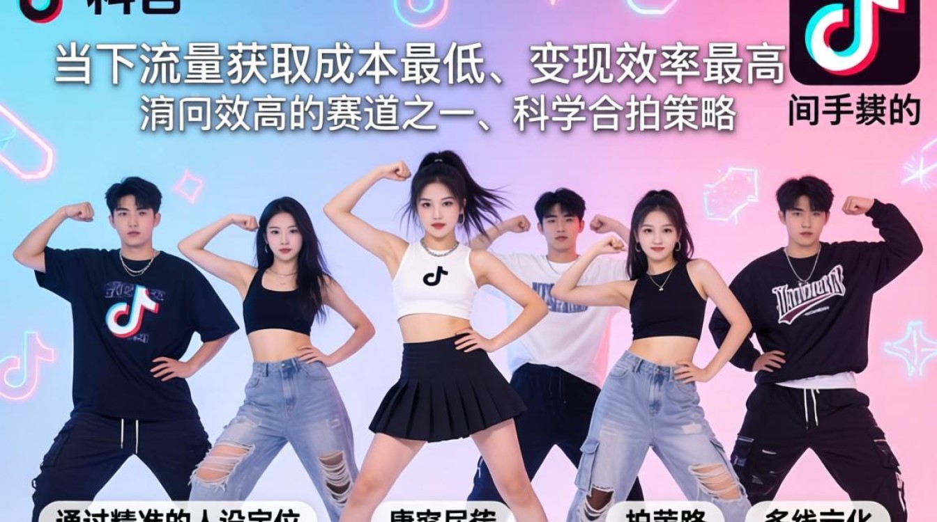 TikTok 手势舞多人合拍月入过万技巧